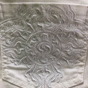 Cache White jeans size 6